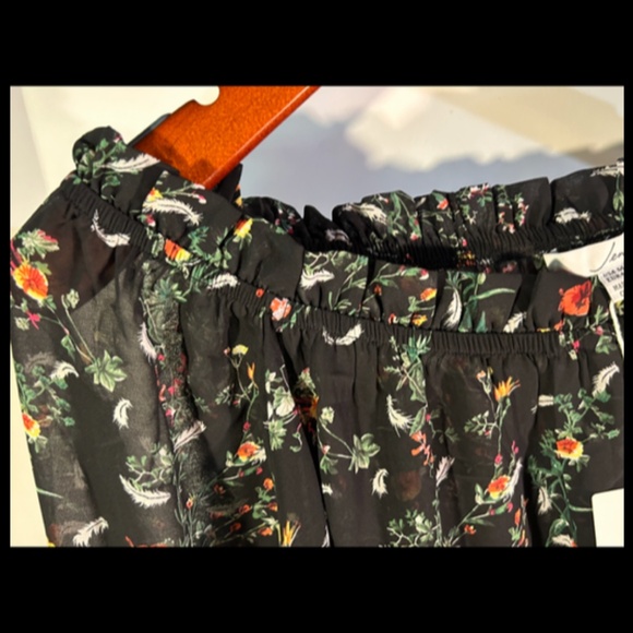 Jenn. Floral Off The Shoulder Long Sleeve Top Size M - NWT - Picture 4 of 16